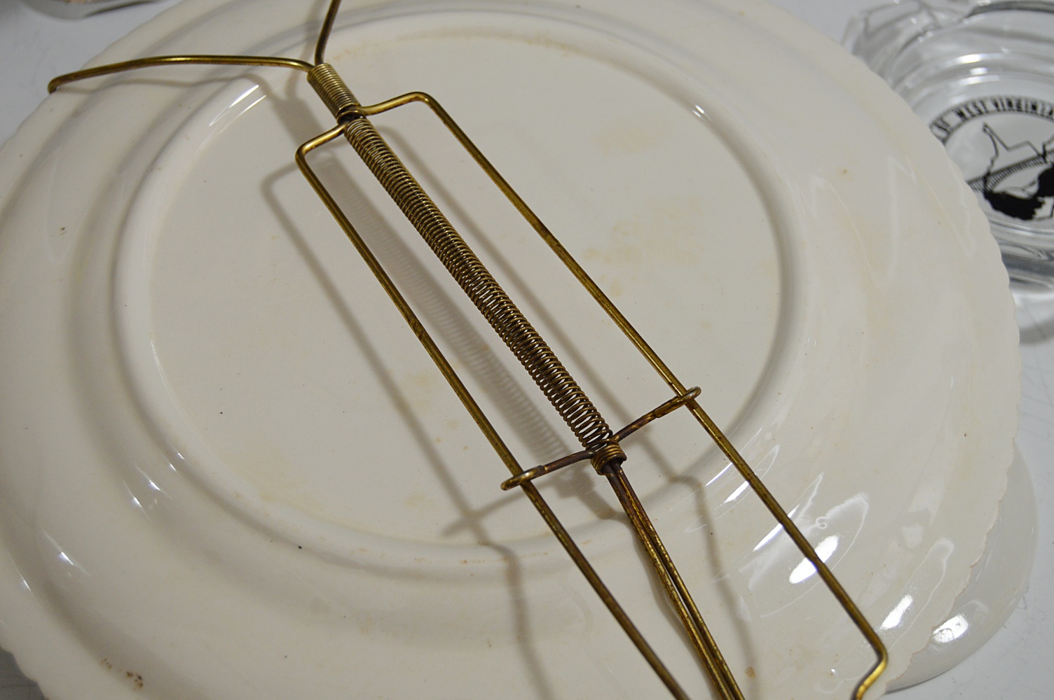 Vintage Souvenir China with Chessie Ashtray and Limoges Bowls