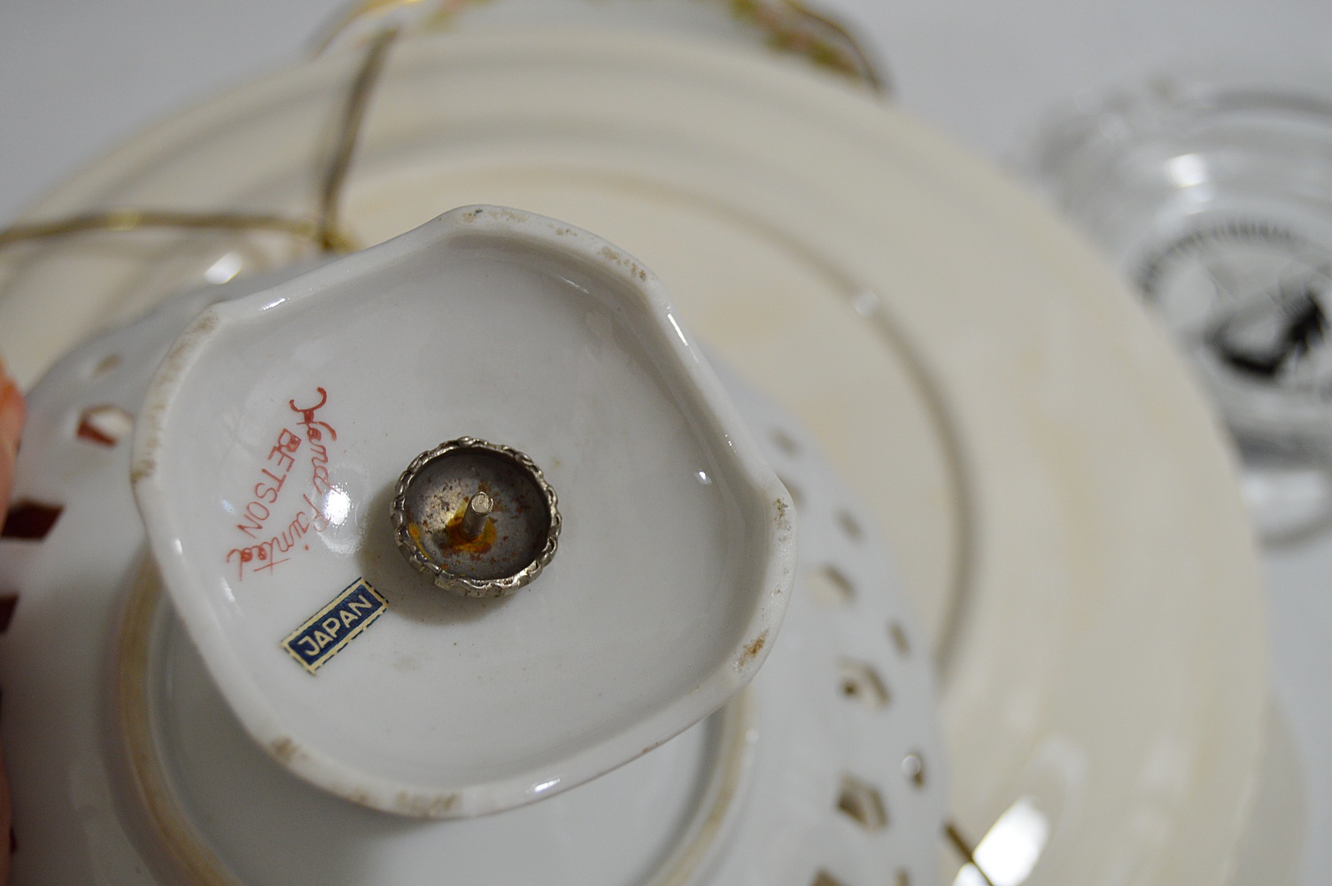 Vintage Souvenir China with Chessie Ashtray and Limoges Bowls