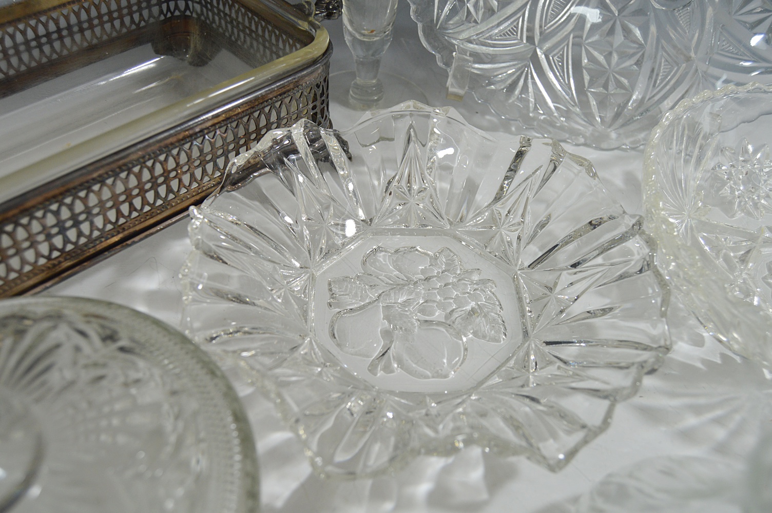 Selection of Pressed Glassware