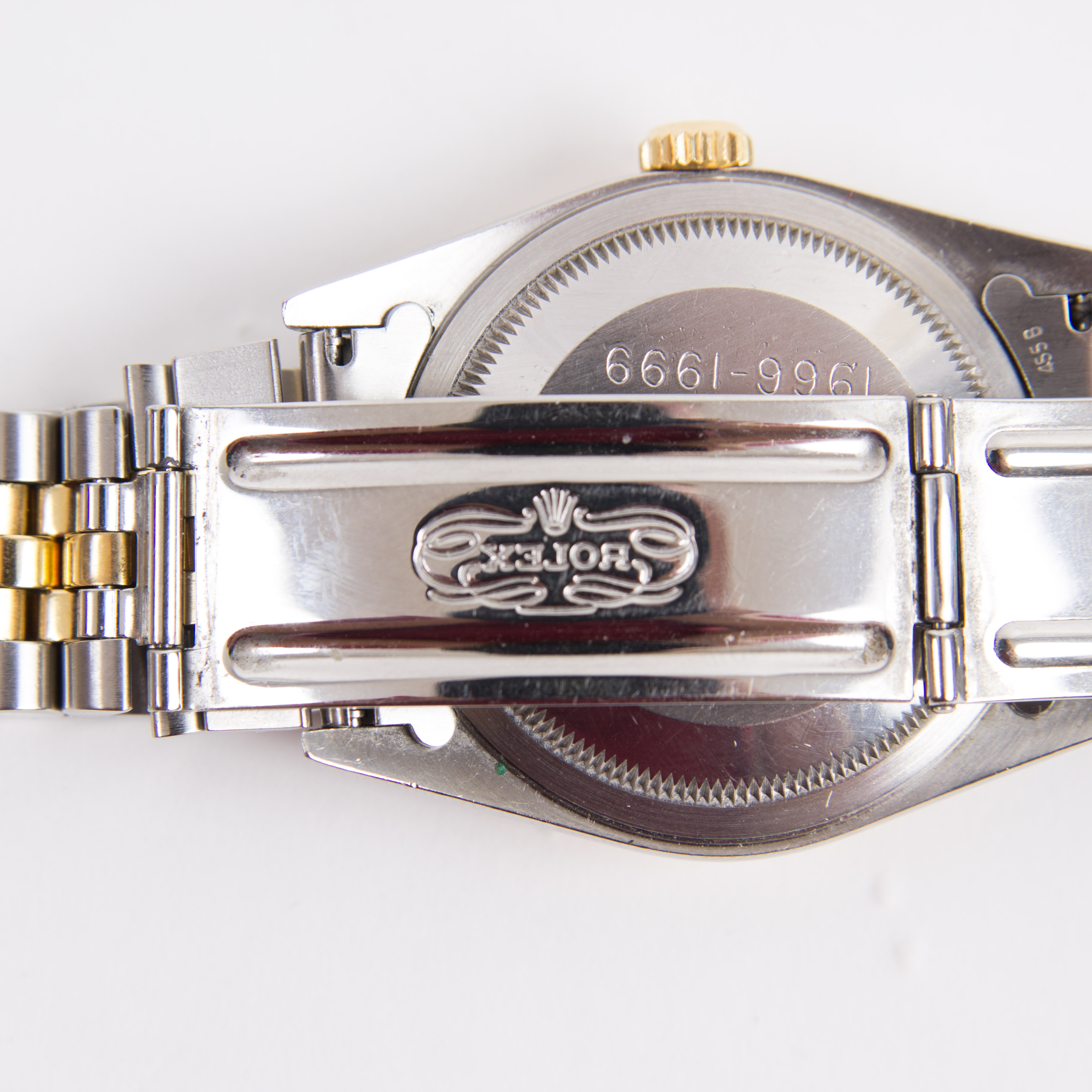 18K Gold and Stainless Rolex Oyster Perpetual Datejust Watch