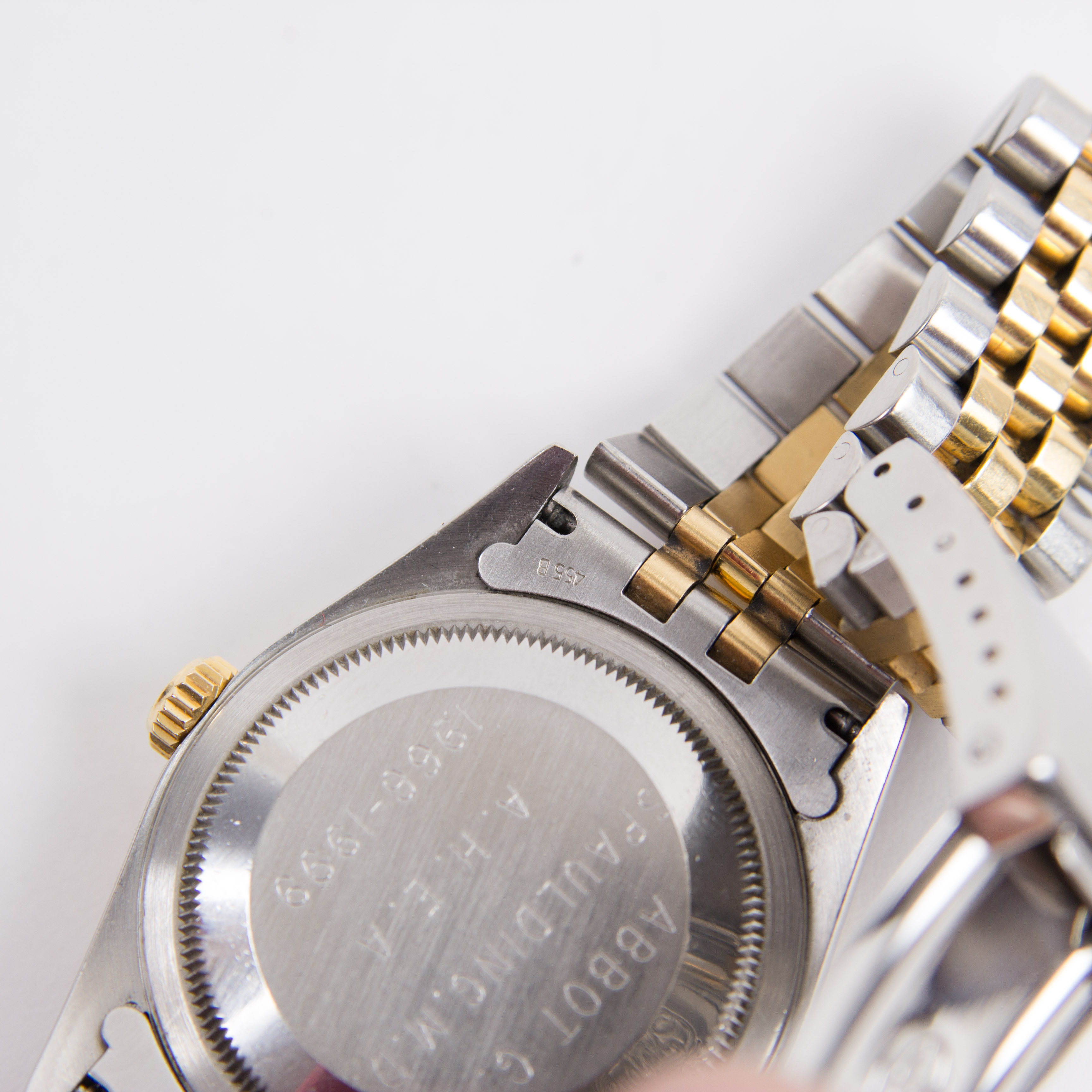 18K Gold and Stainless Rolex Oyster Perpetual Datejust Watch