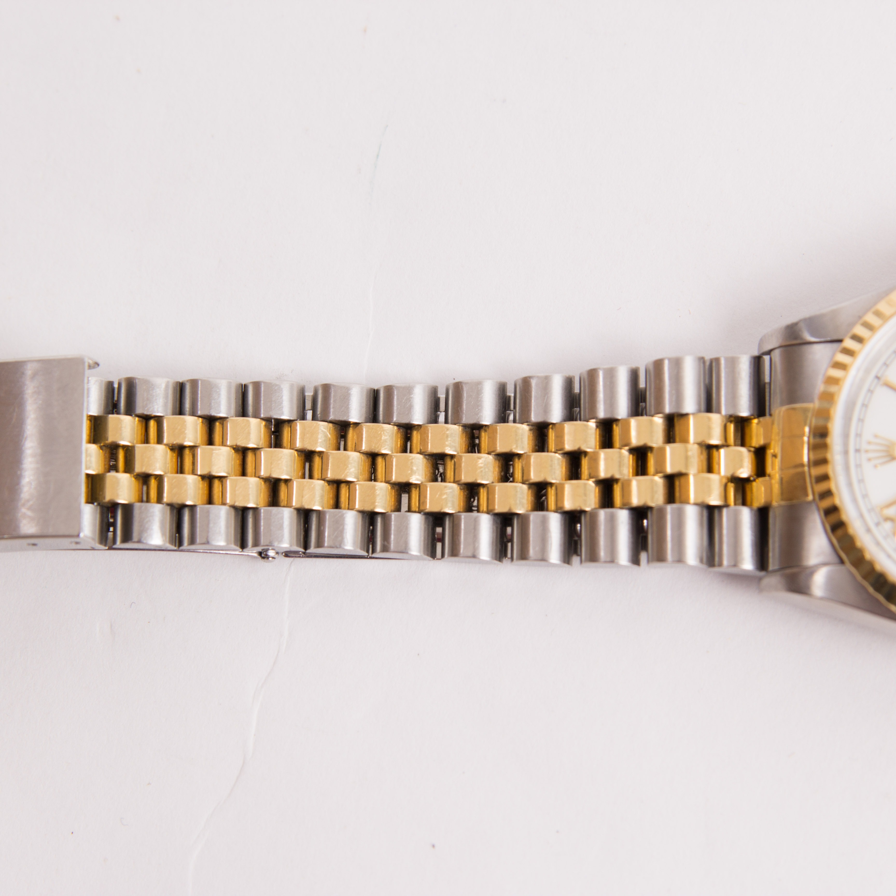 18K Gold and Stainless Rolex Oyster Perpetual Datejust Watch