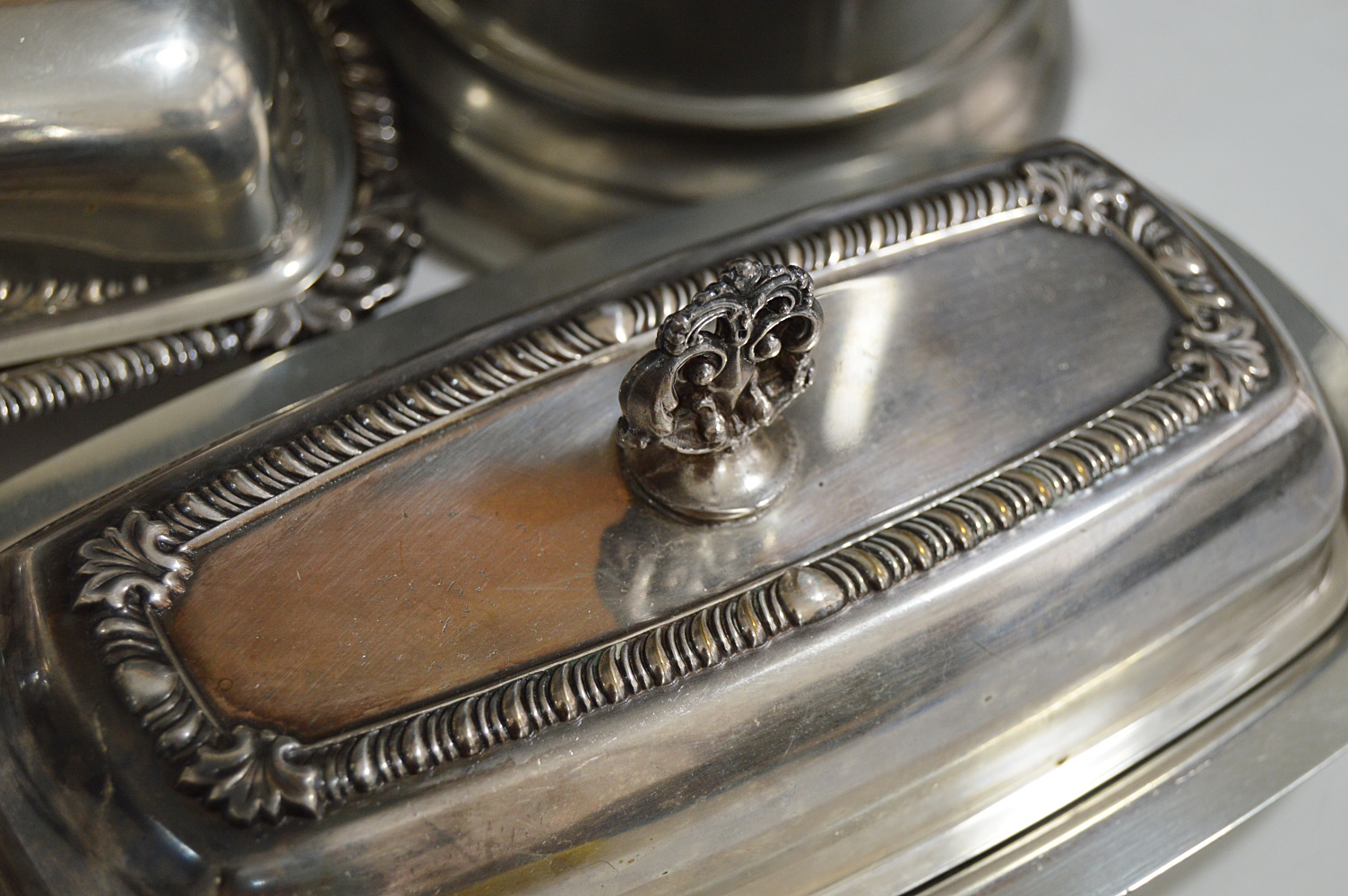 Selection of Pewter and Silver Plated Pieces