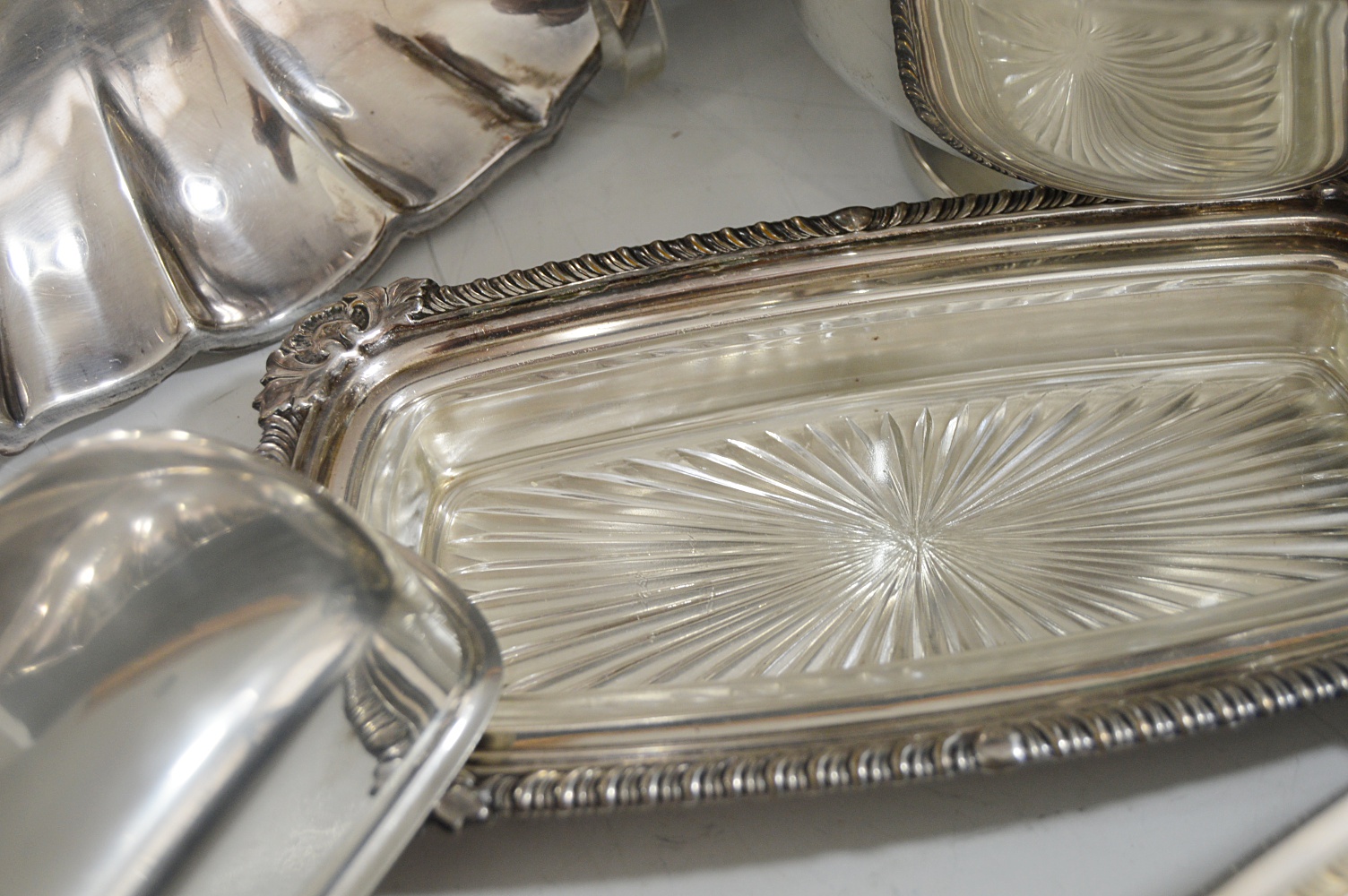Selection of Pewter and Silver Plated Pieces