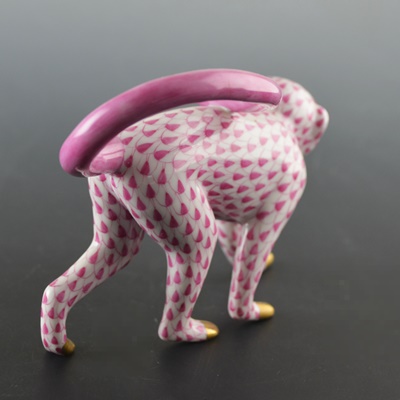Herend Walking Monkey Porcelain Figurine