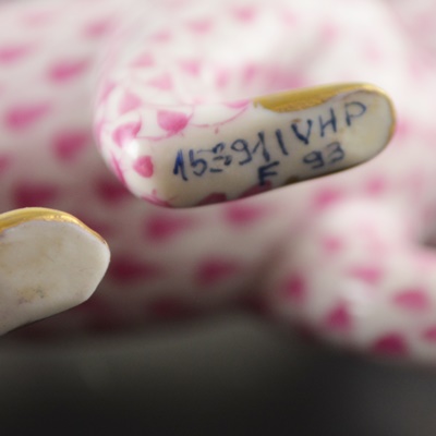 Herend Walking Monkey Porcelain Figurine