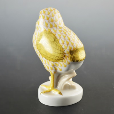 Herend Chick Porcelain Figurine