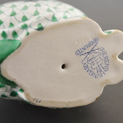 Herend Rabbit Porcelain Figurine