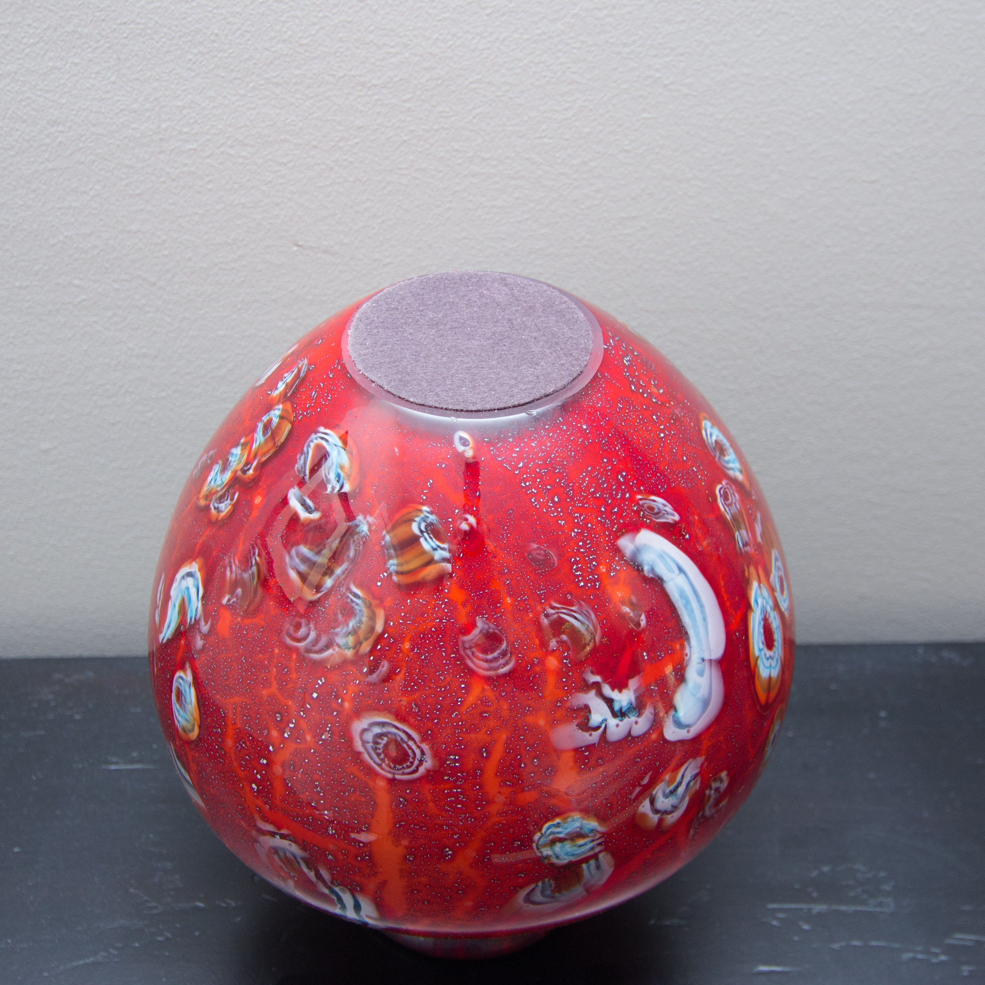 Elegant Colored Glass Vase