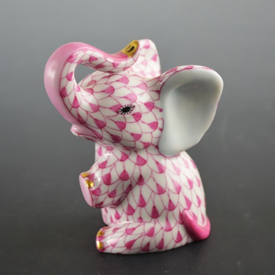 Herend Baby Elephant Porcelain Figurine