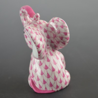 Herend Baby Elephant Porcelain Figurine
