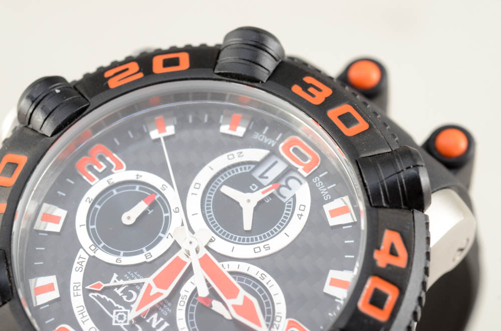 Men's Invicta Sea Hunter Model 12257 Chronograph Watch with Diver Case