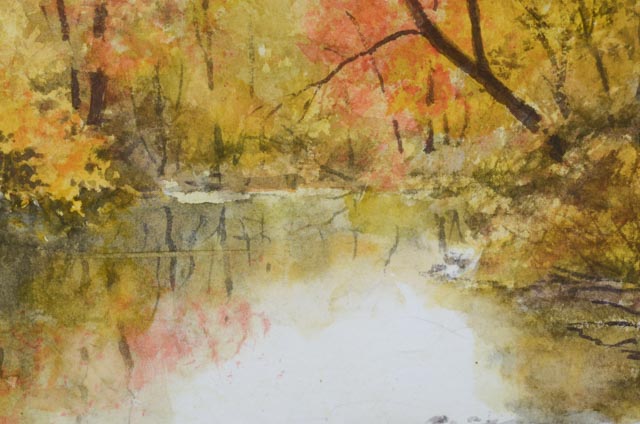 Emerick C. Malagorski Original Watercolor Landscape