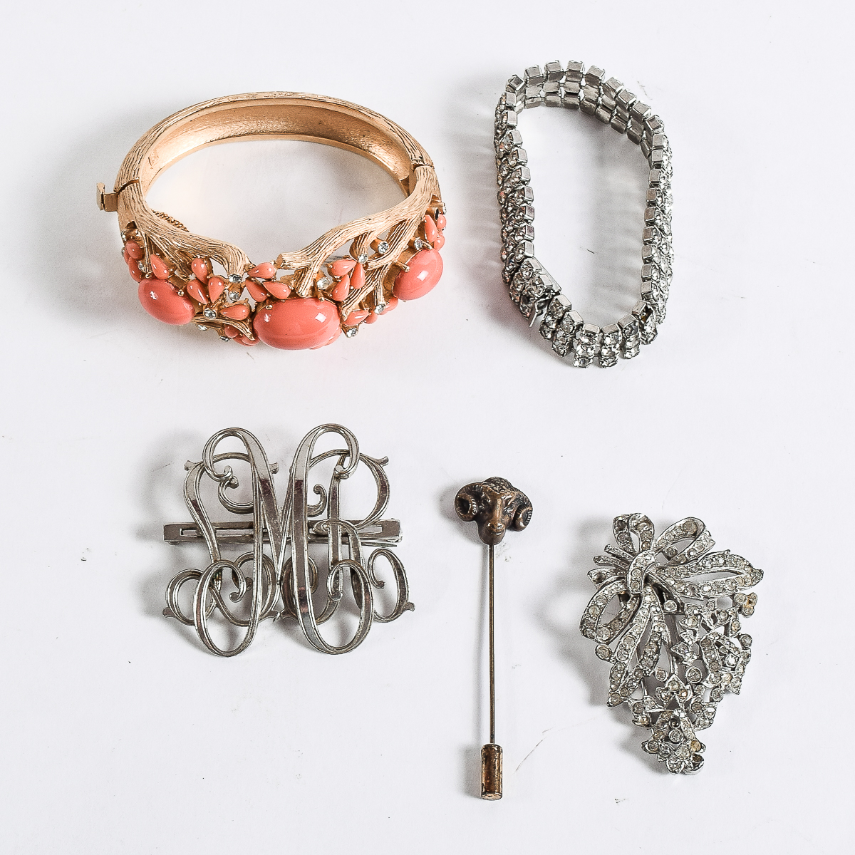 Group of Costume Jewelry Including Trifari