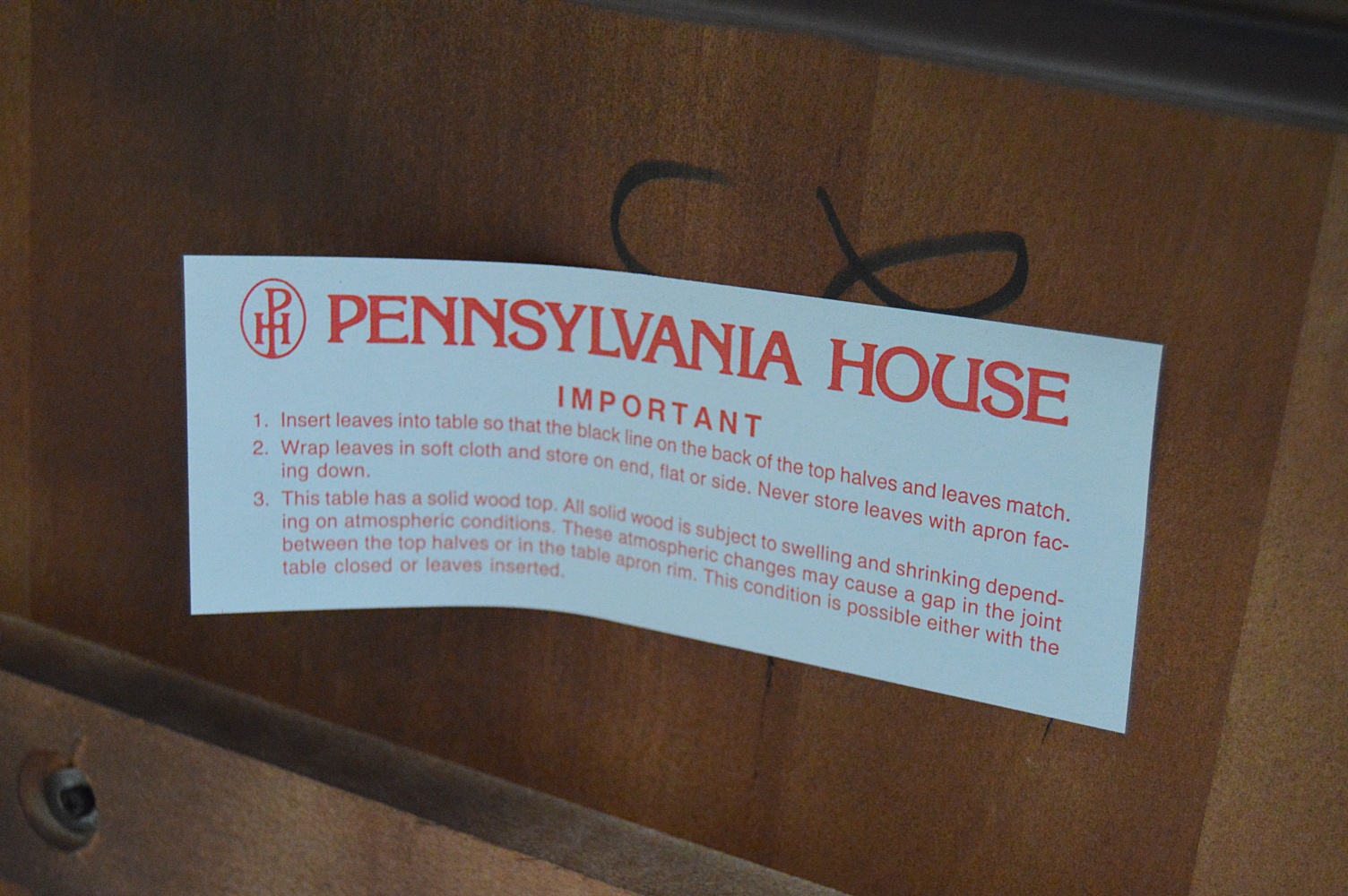 Federal Style Cherry Dining Table