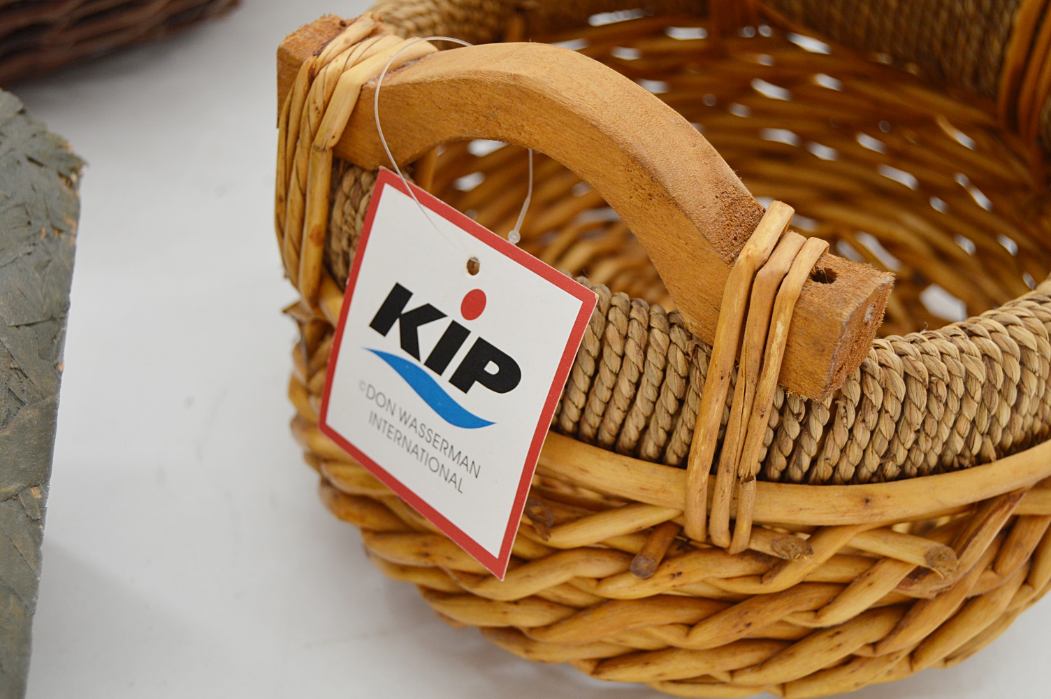 Baskets and Wooden Bird House