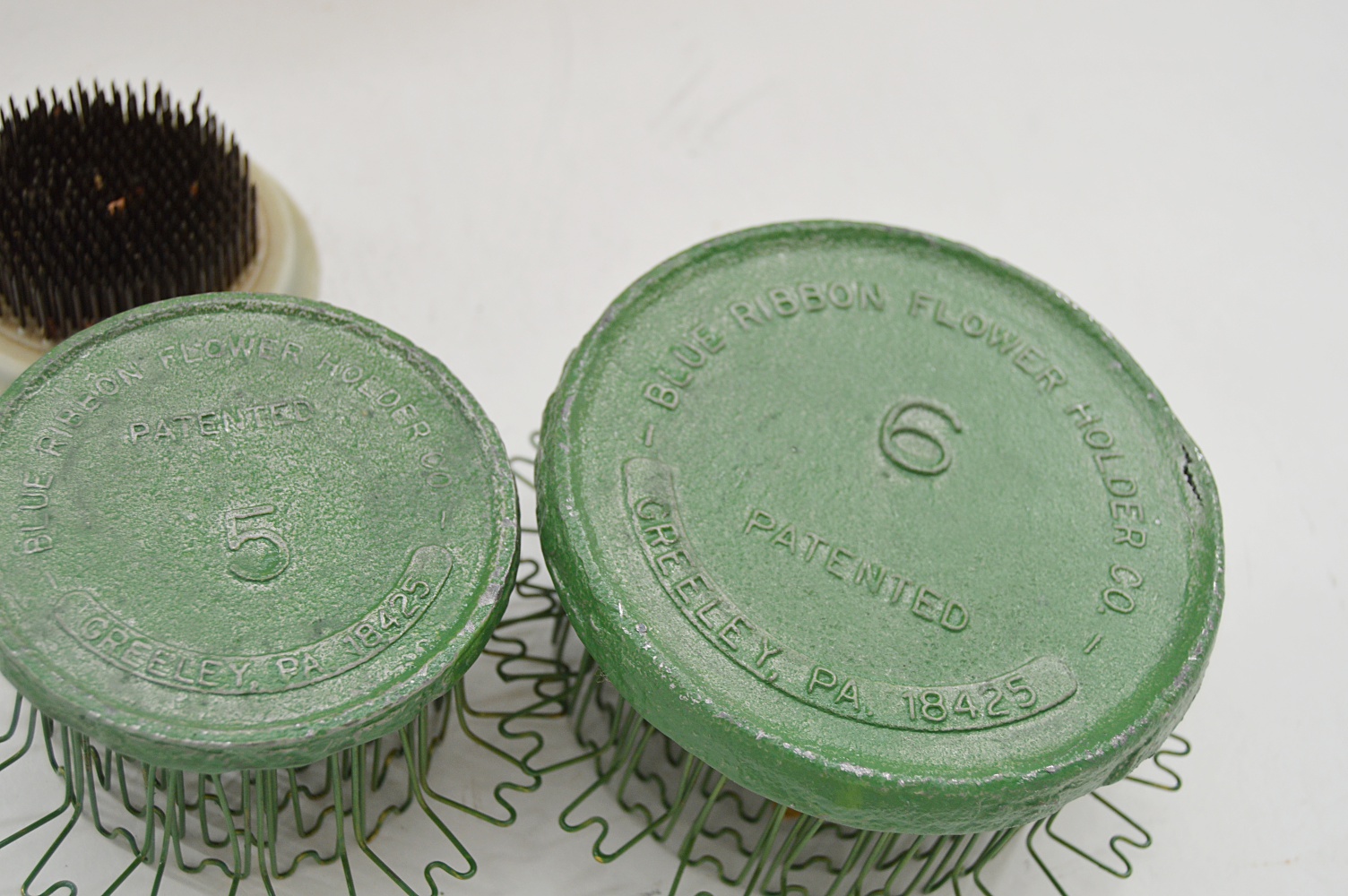 Vintage Vases and Flower Pots, Metal Flower Frogs