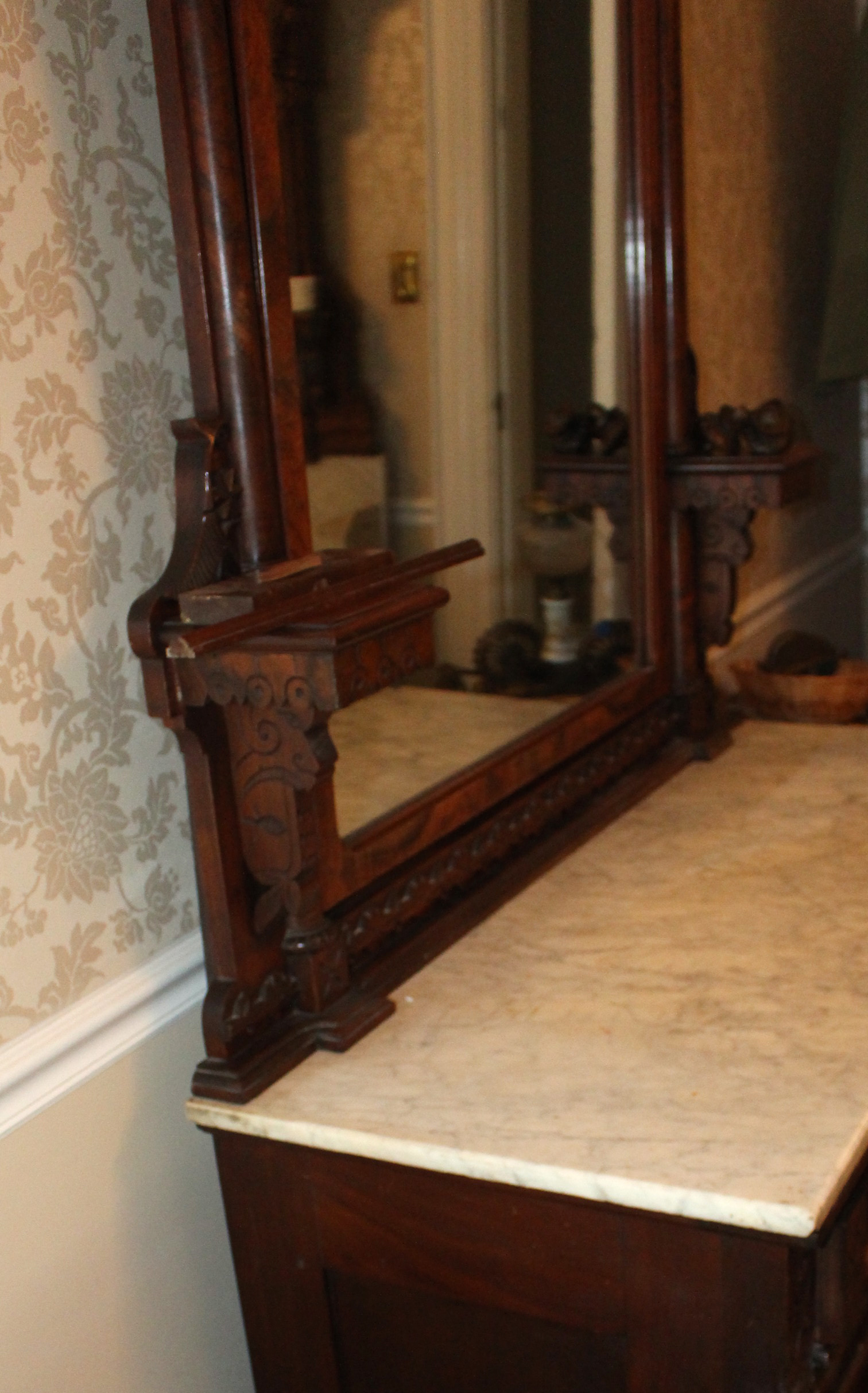 Antique Victorian Eastlake Style Dresser with Mirror