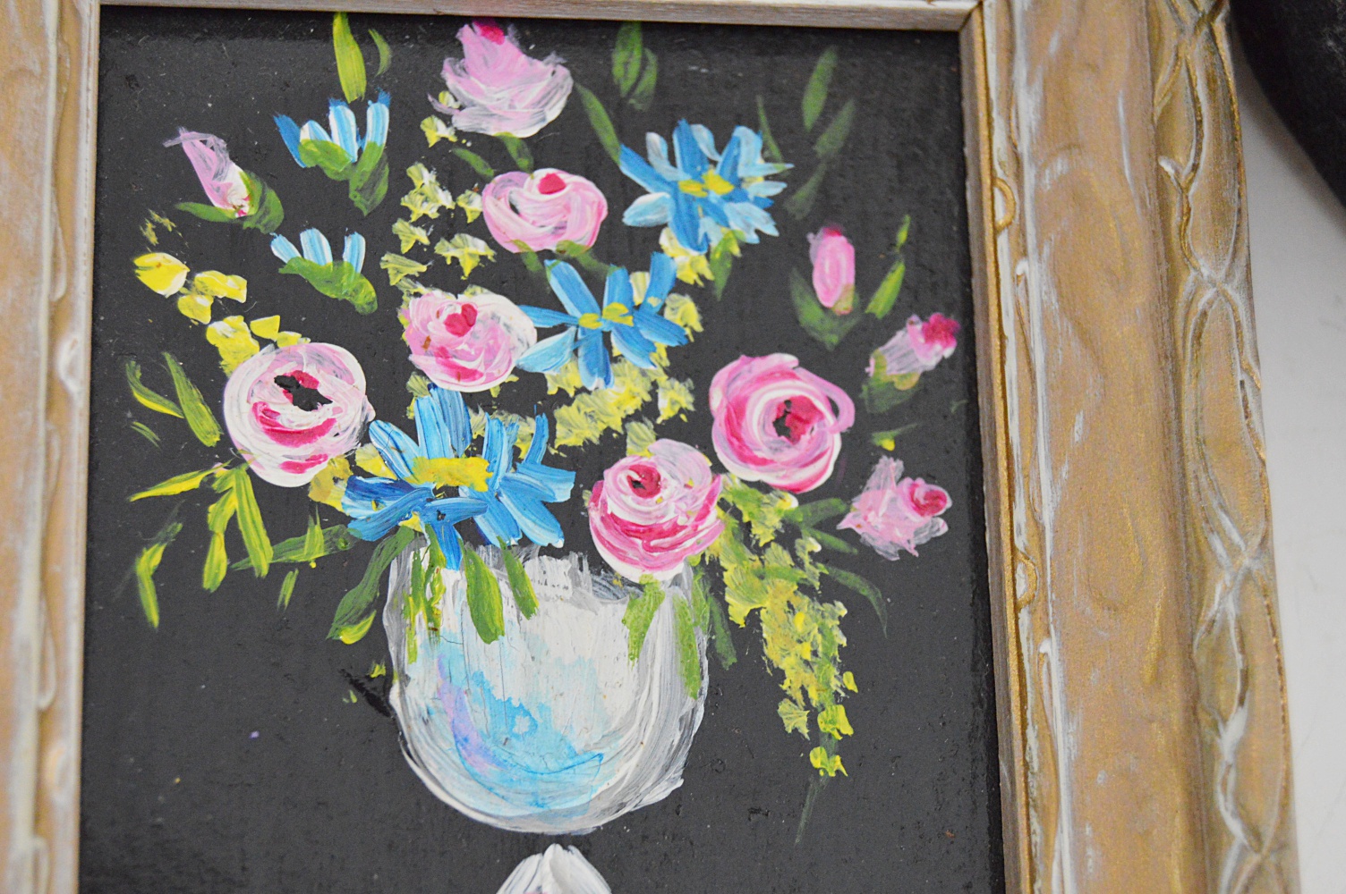 Vintage Collectibles, Original Painting, Seiko Clock