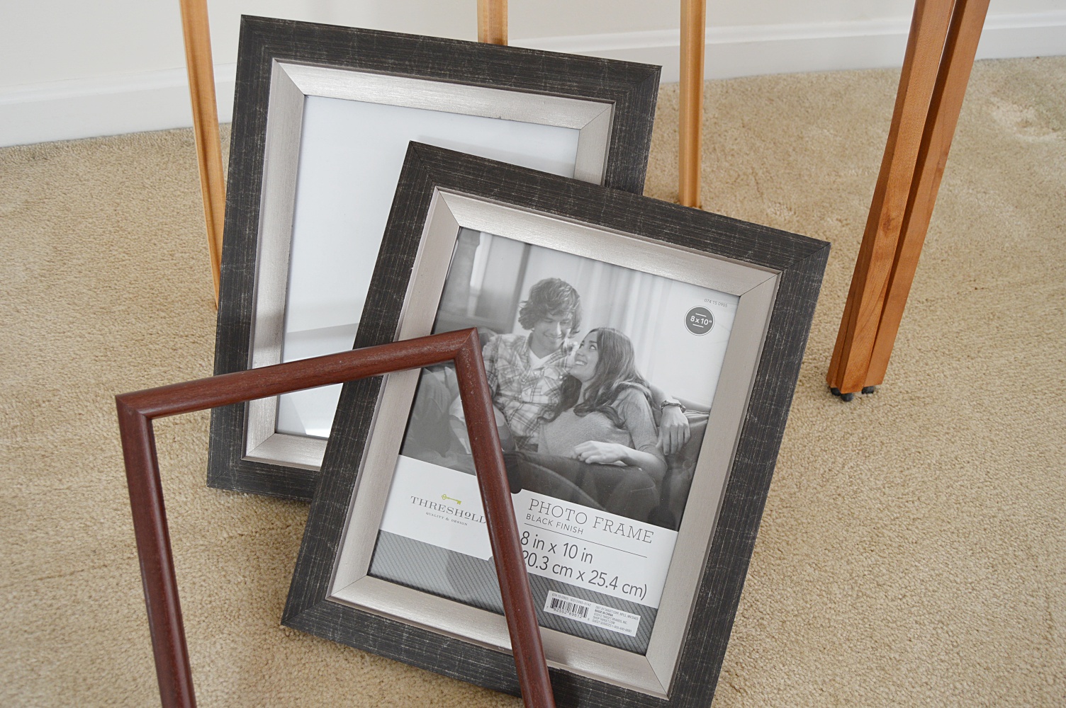 Pair of Wooden Artist's Easels and Picture Frames