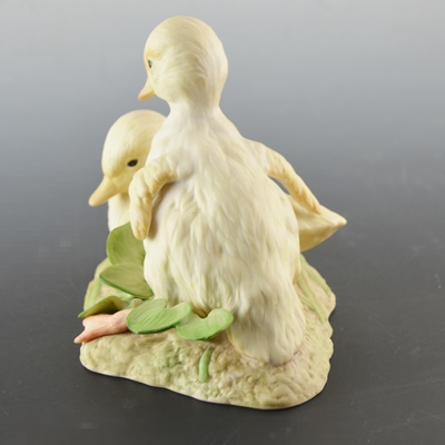 Cybis Ducklings Buttercup and Daffodil Porcelain Figurine