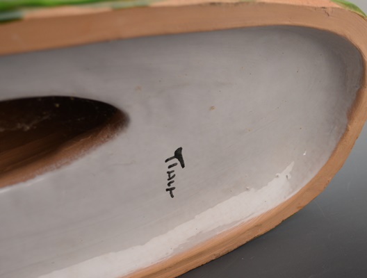 Italian Ceramic Zebra Statue