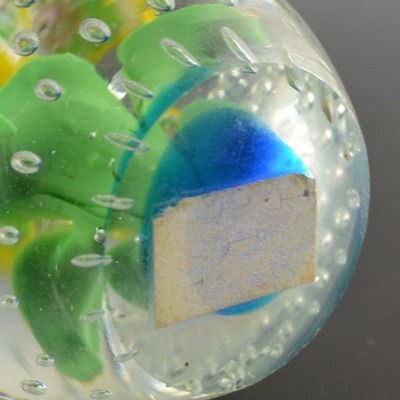 Two Blown Glass Paperweights