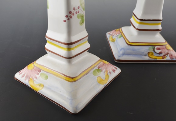 Pair of Jay Willfred Candlesticks