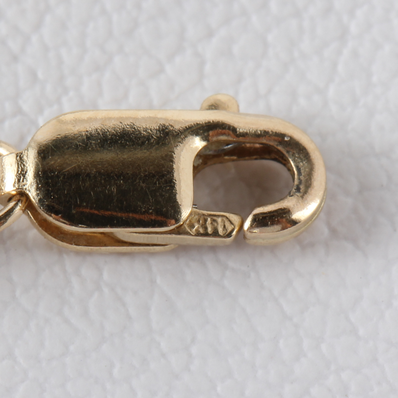 Na Hoku 14k Yellow Gold Hibiscus Flower Bracelet