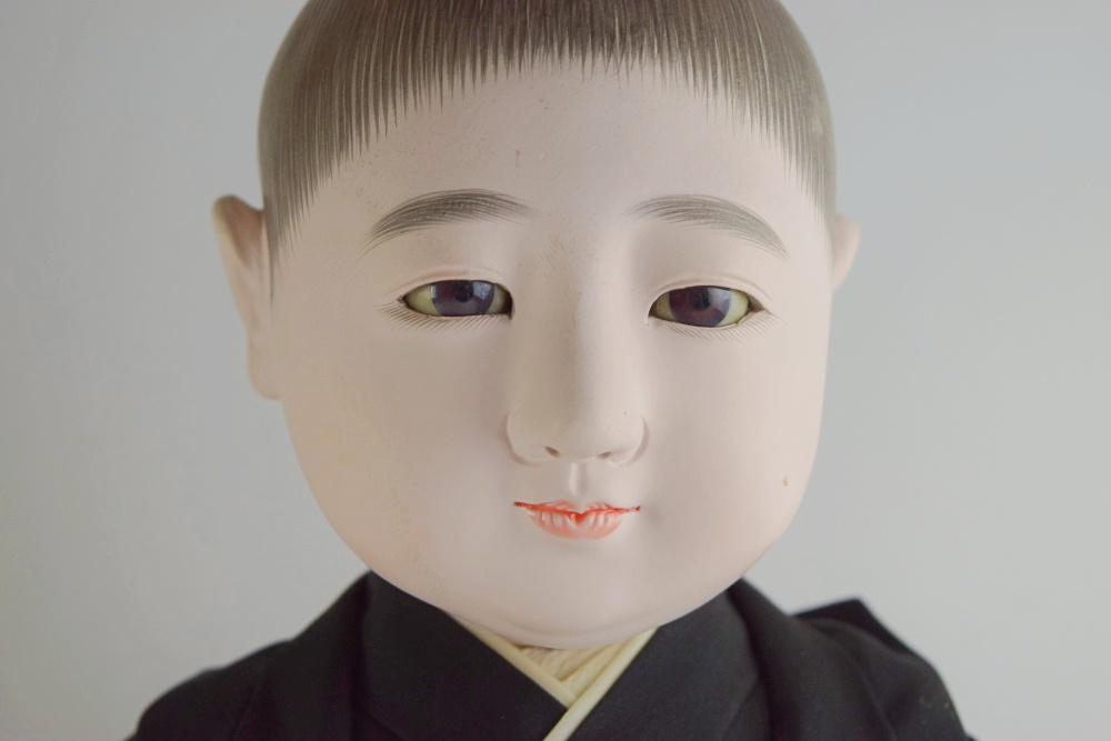 Exquisite Pair of Vintage Ichimatsu Dolls, Girl and Boy in Traditional Kiimono