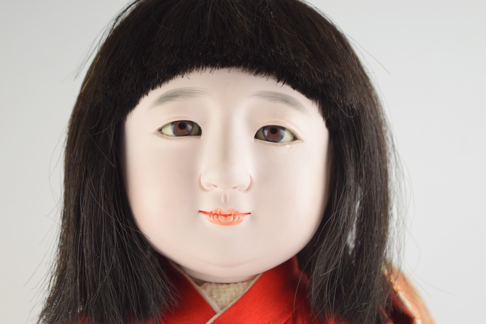 Exquisite Pair of Vintage Ichimatsu Dolls, Girl and Boy in Traditional Kiimono