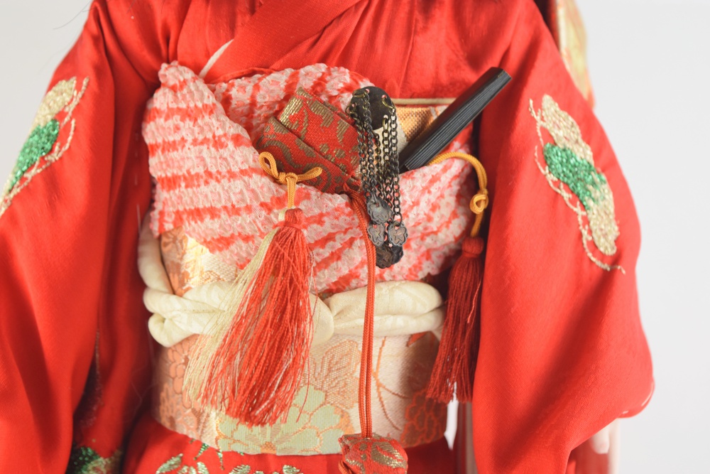 Exquisite Pair of Vintage Ichimatsu Dolls, Girl and Boy in Traditional Kiimono