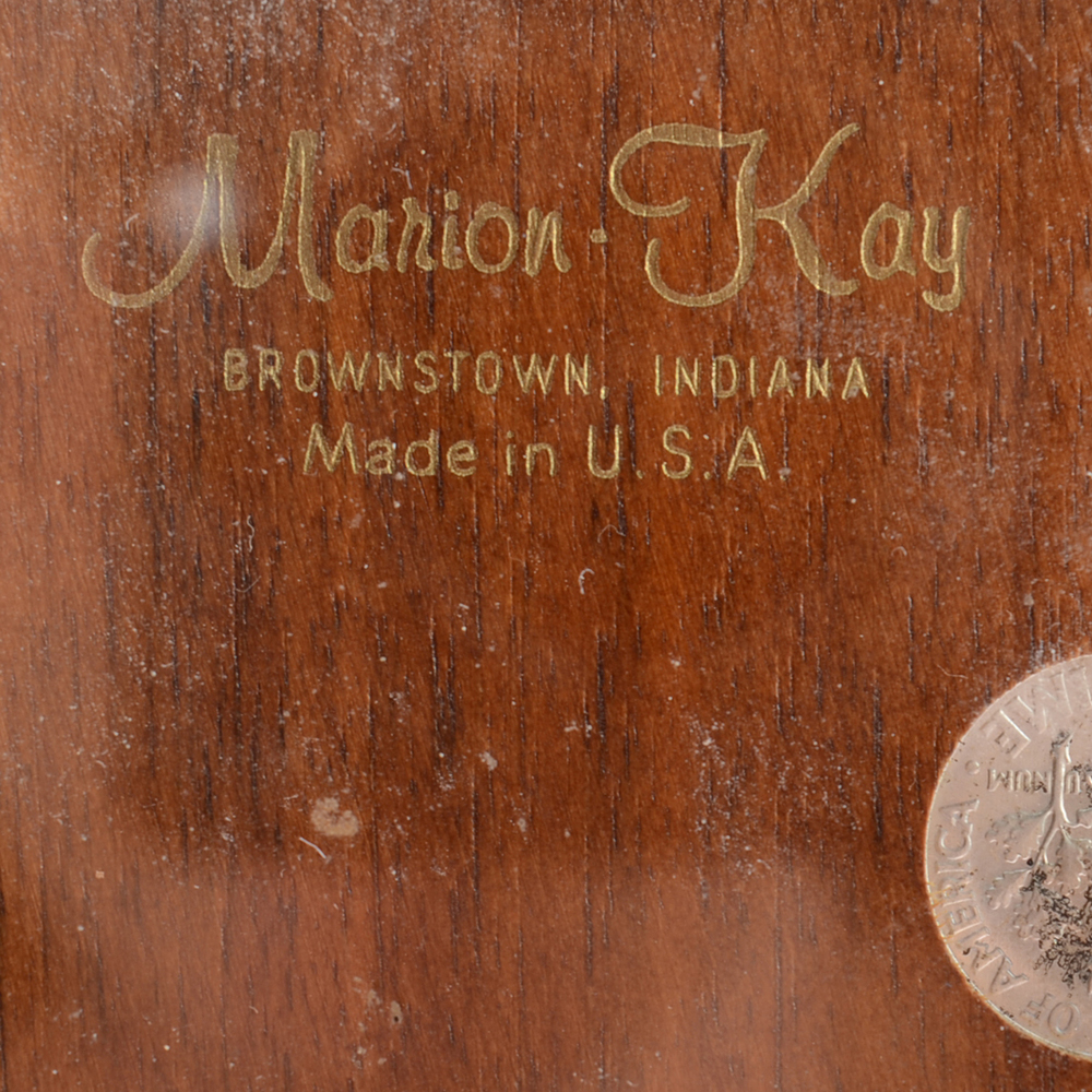1964 Marion Kay Last US Silver Coinage Numismatic Desk Clock