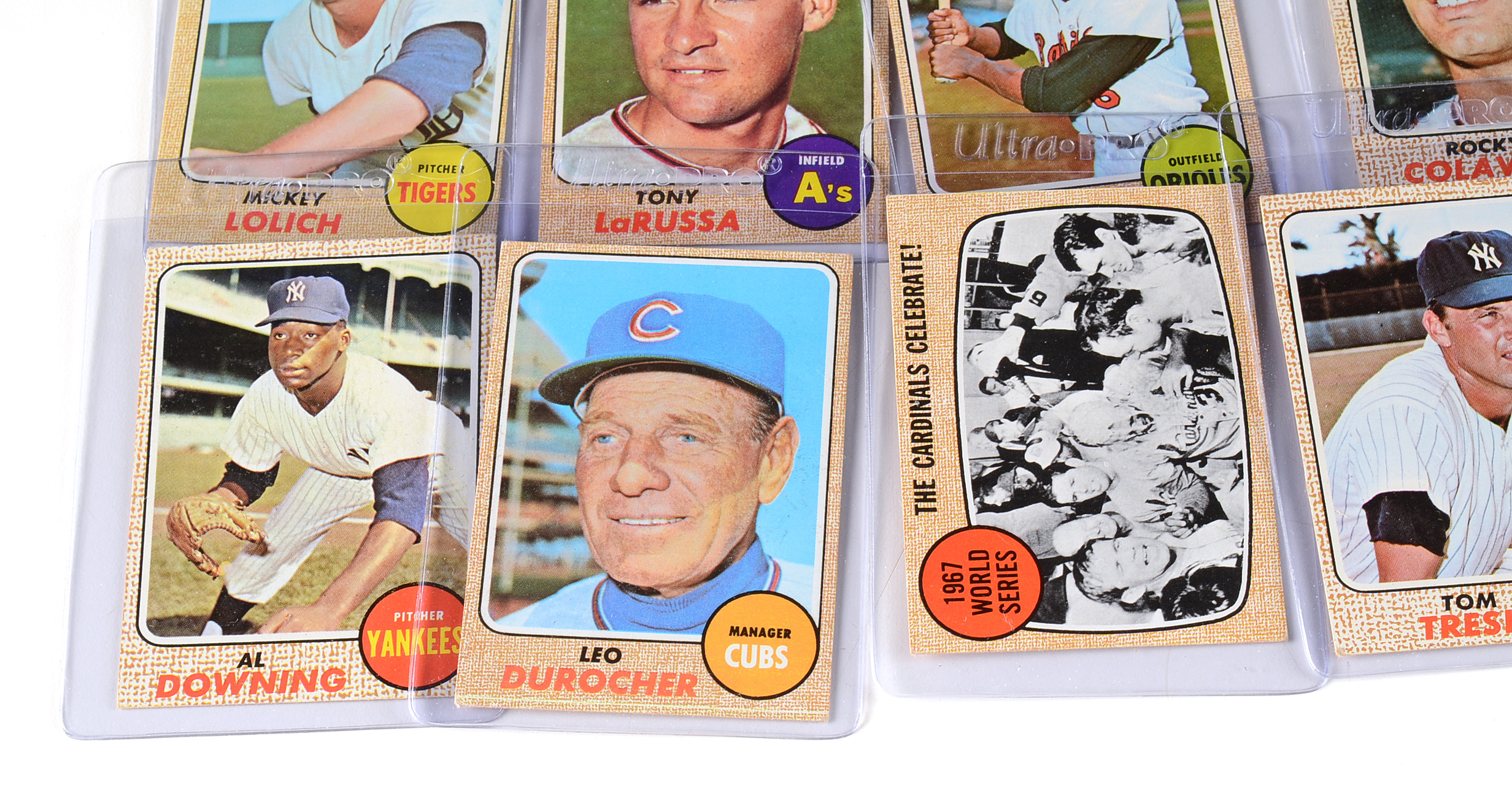 Thirty Four 1968 Topps Baseball Cards Stars And Hall Of Fame Players