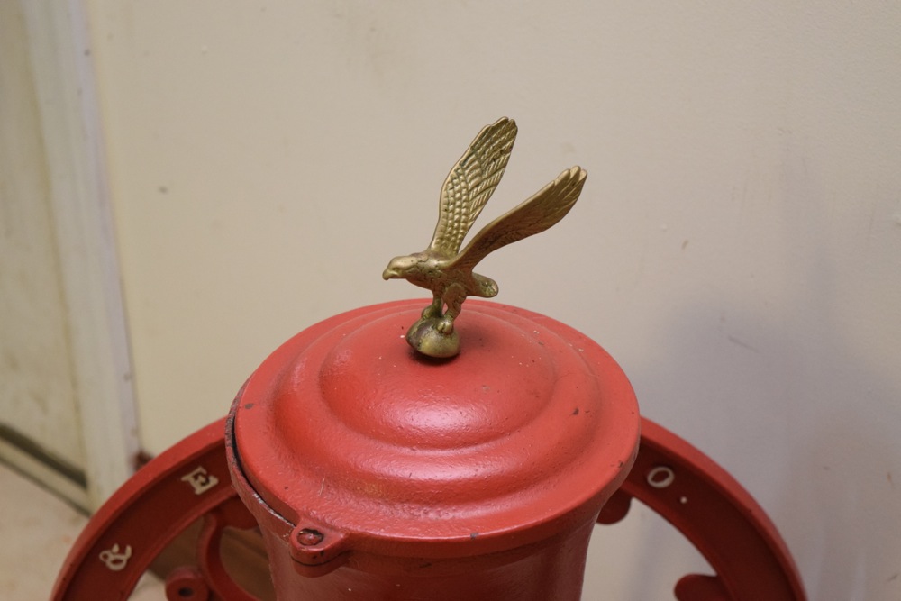 Large Antique Woodruff & Edwards, Elgin National Coffee Grinder