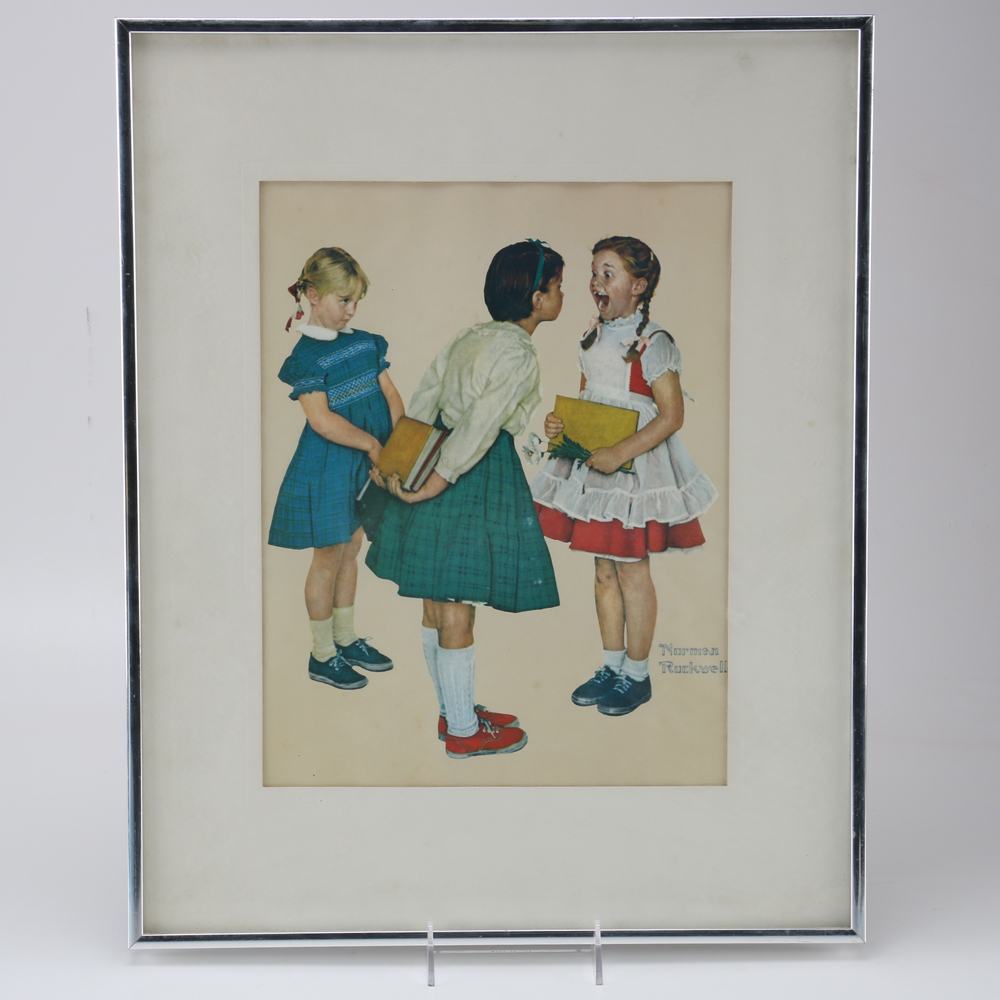 Norman Rockwell Offset Chromolithograph piece