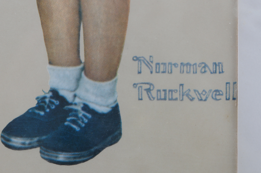 Norman Rockwell Offset Chromolithograph piece
