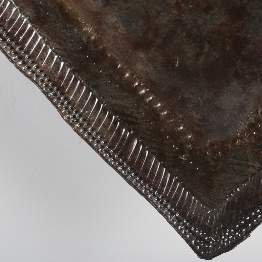 Pair of Hammered Heart Decorations