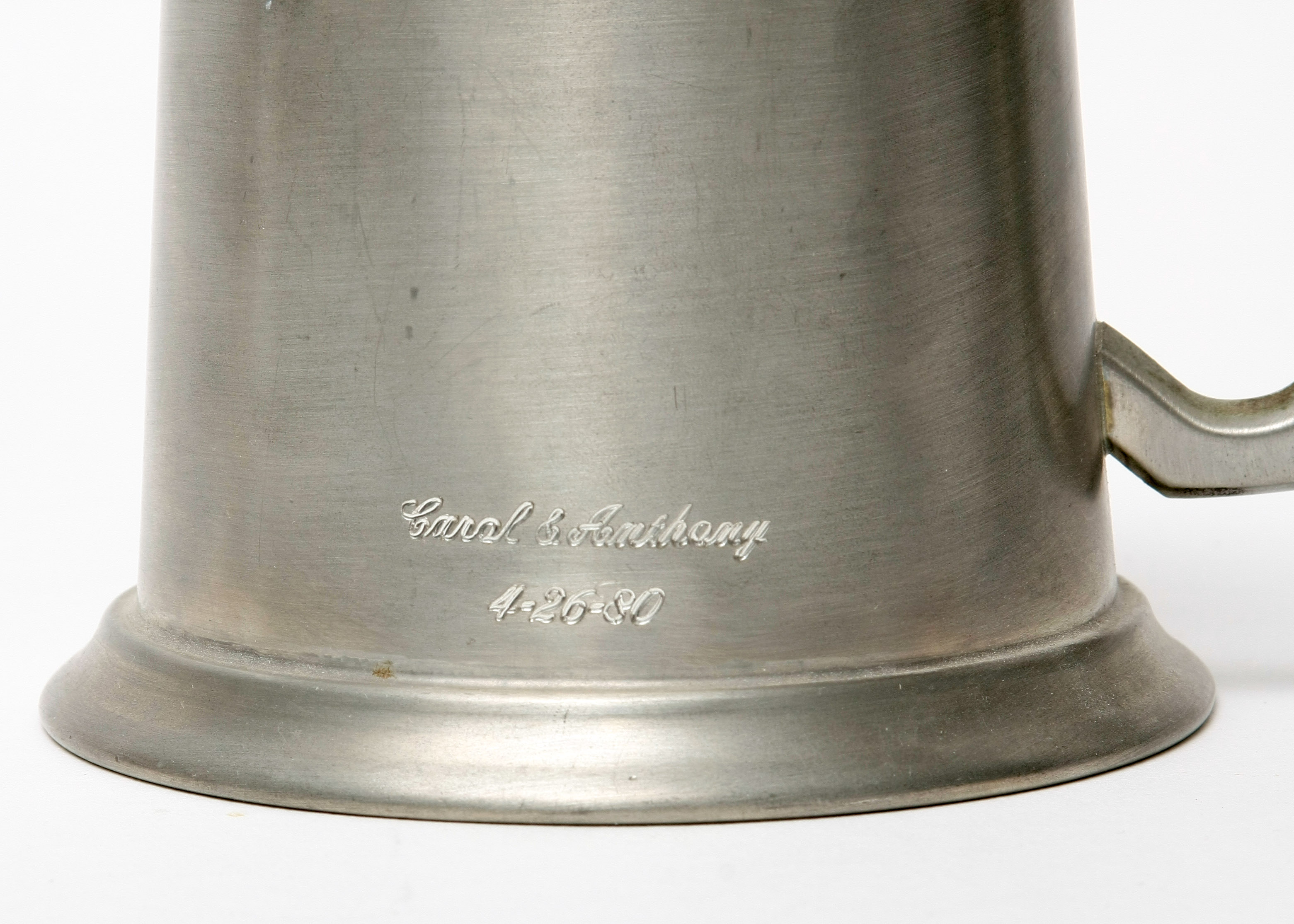 Assortment of Vintage Pewter Items