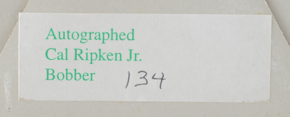 Cal Ripken Jr. Signed SAM, INC. Bobblehead   COA