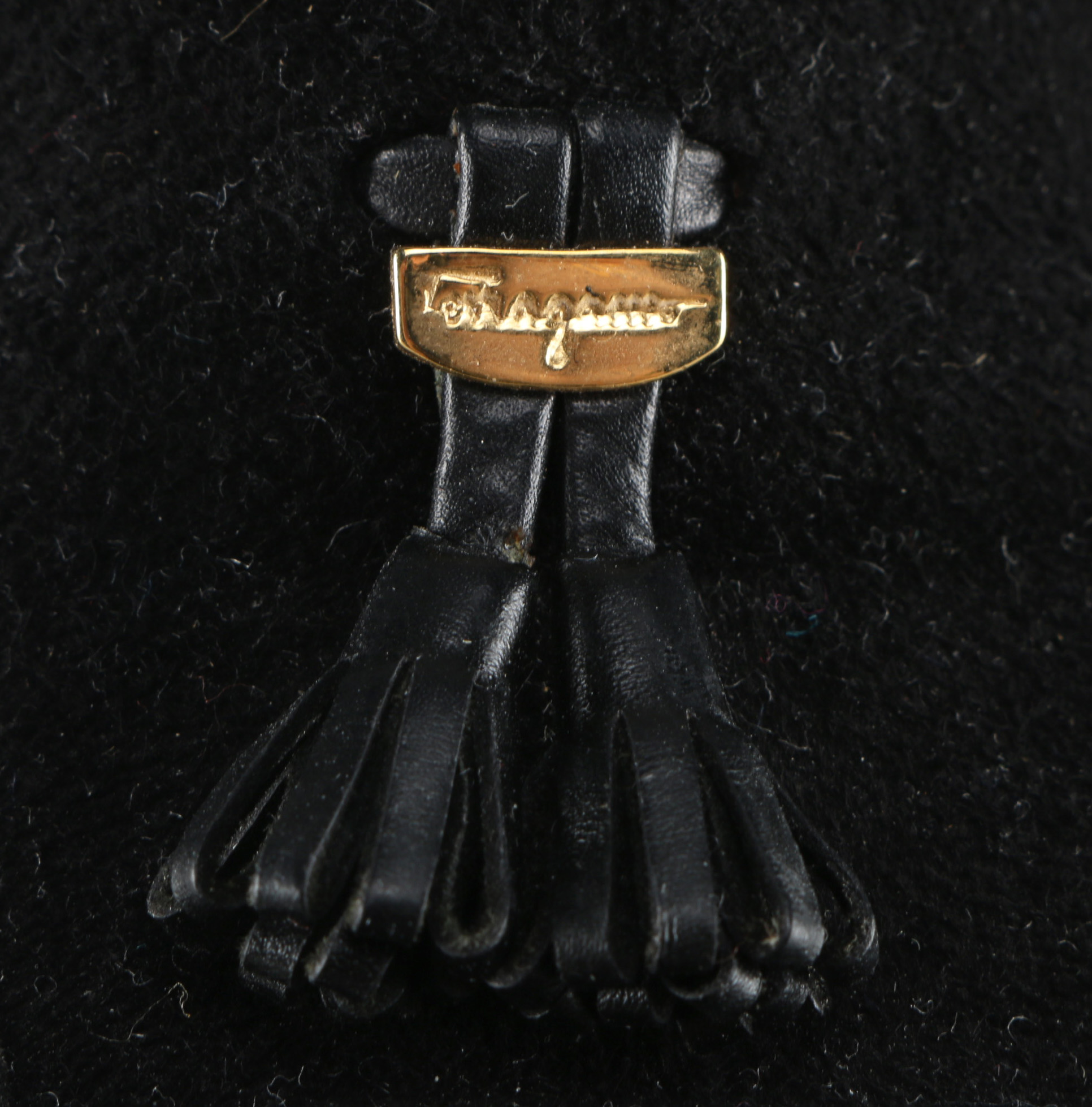 Pair of Black Ferragamo Pumps