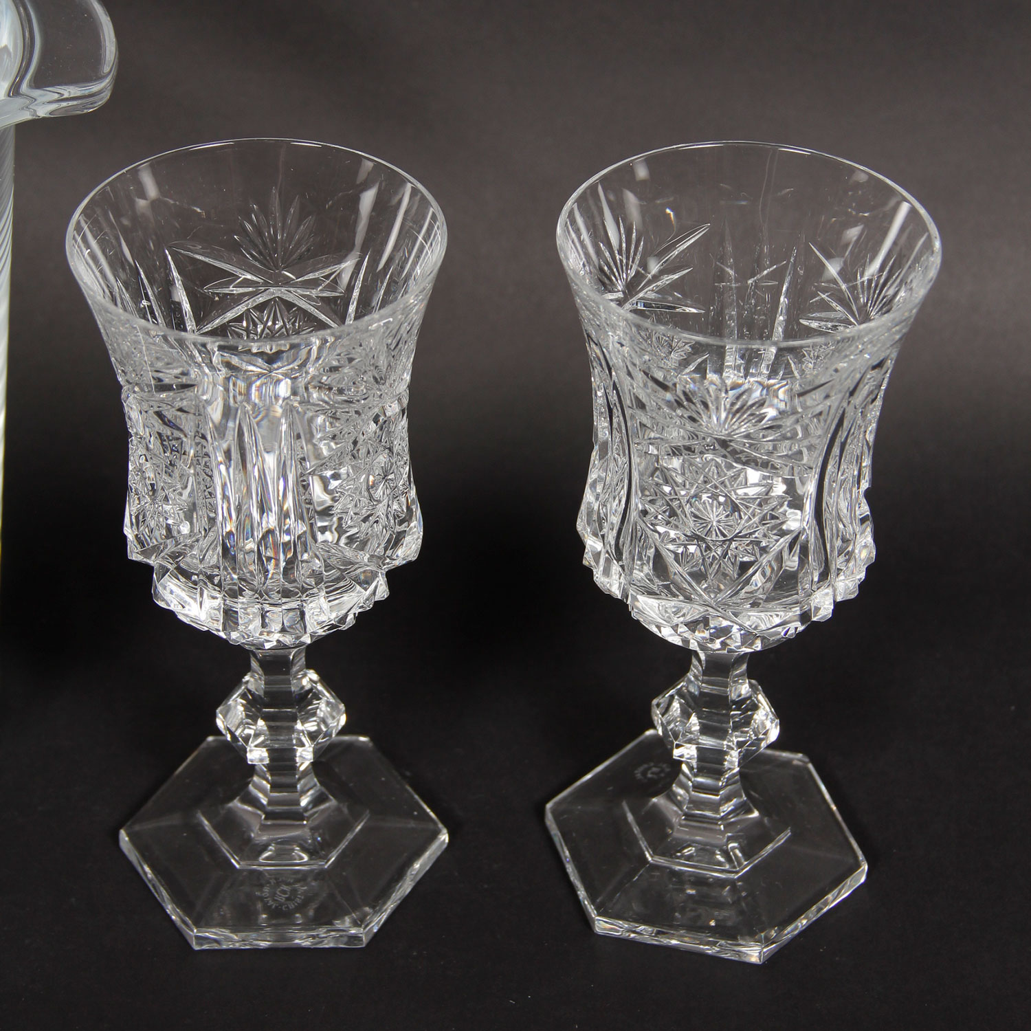 24% Lead Crystal Collection with Original Labels and Markings