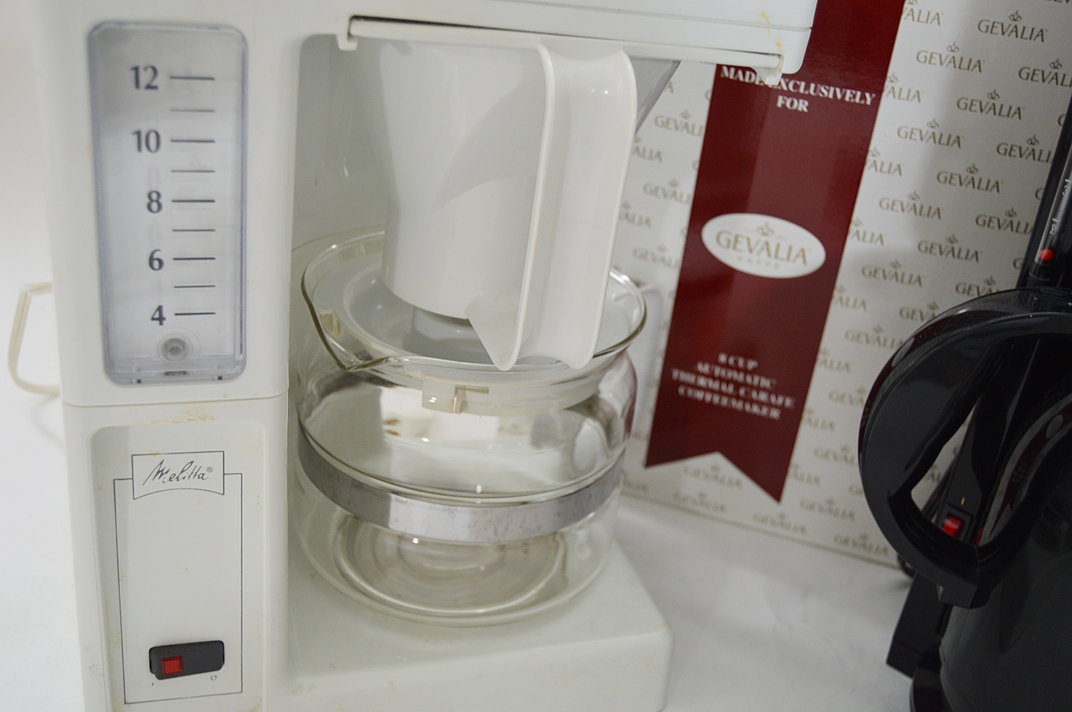 Coffee Pots & Elec. Knife with Gevalia Thermal Carafe Coffeemaker