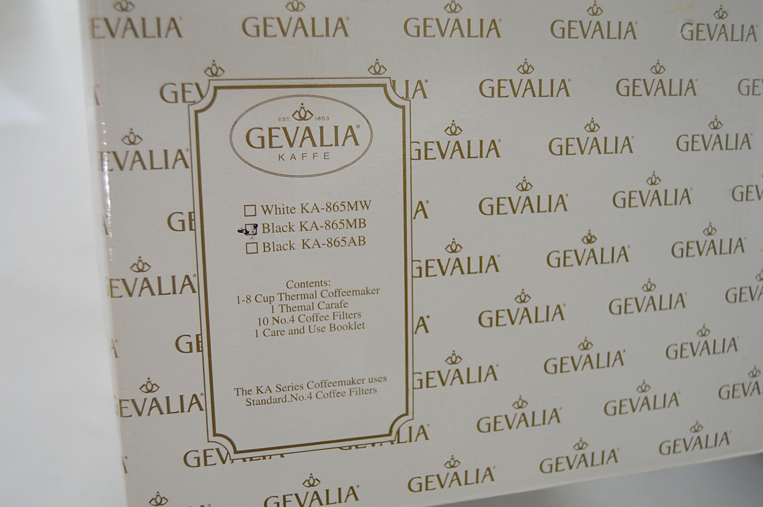 Coffee Pots & Elec. Knife with Gevalia Thermal Carafe Coffeemaker