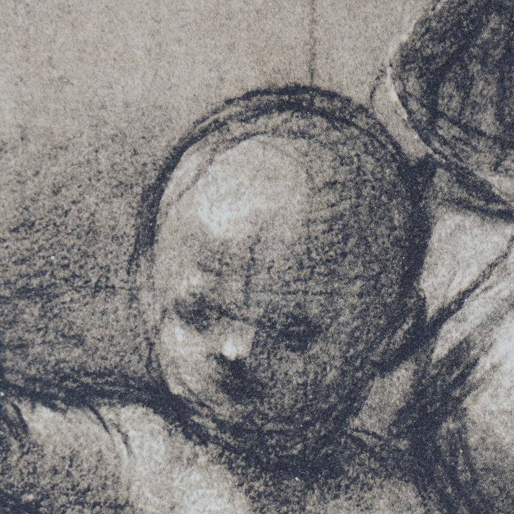 Museum Lithograph after a Drawing of Madonna and Child