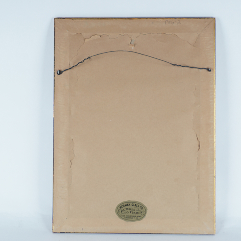 Museum Lithograph after a Drawing of Madonna and Child