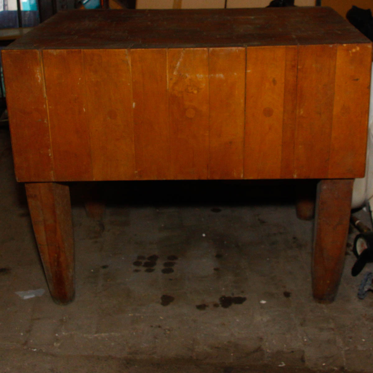 Large Vintage Butcher Block Table