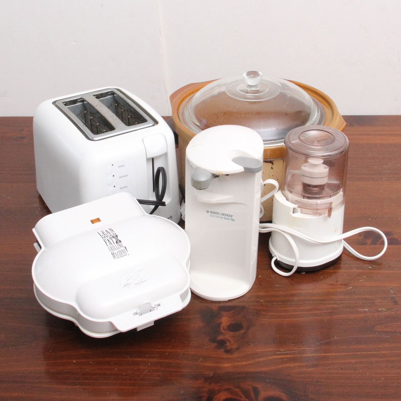 George Forman, Pizzelle, Toaster, Coffee Grinder and More