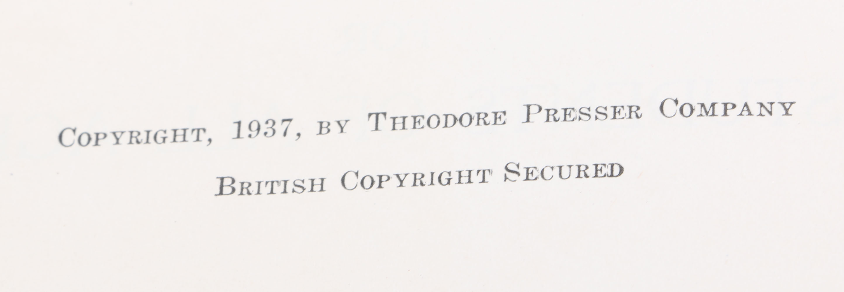 Vintage Music Study Books