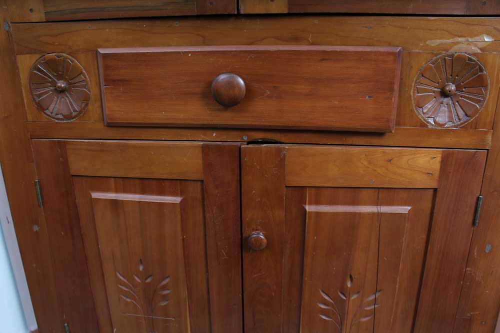 Antique Cherry Corner Cabinet